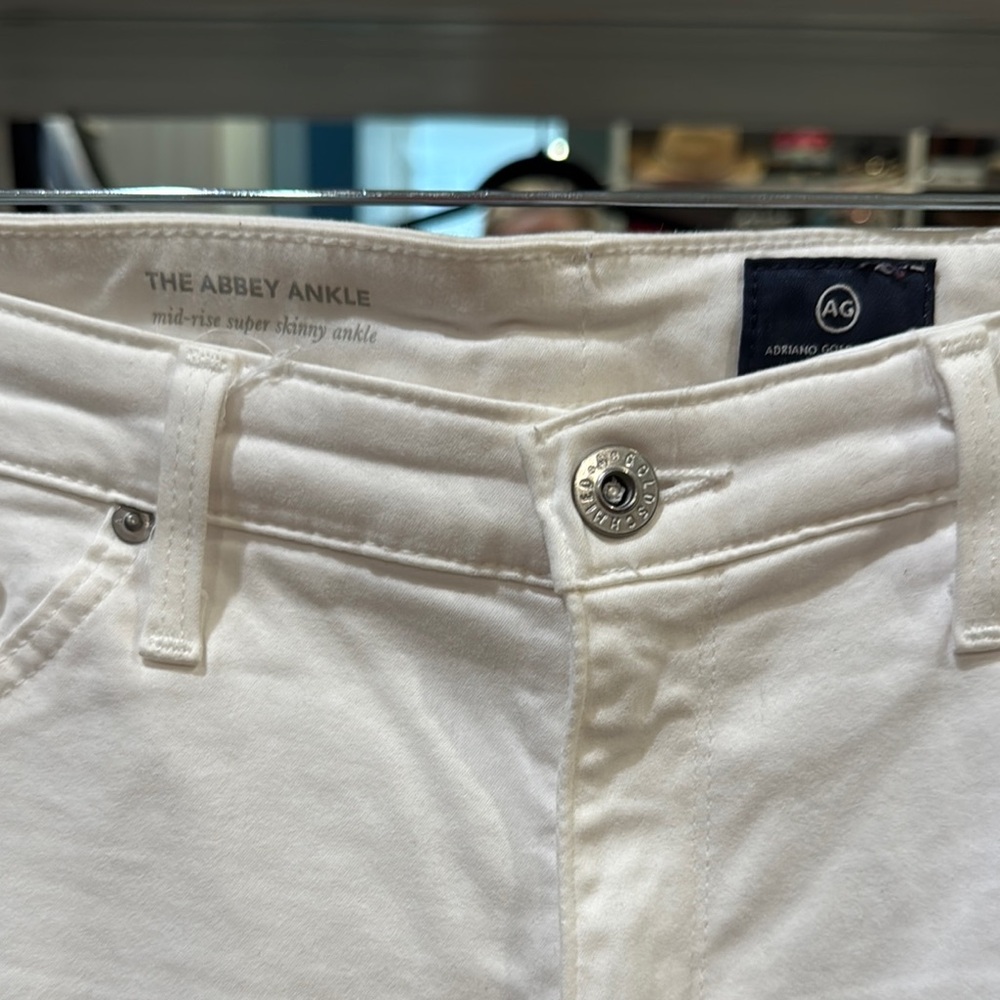 AG Adriano Goldschmied Women's Skinny Jeans in White